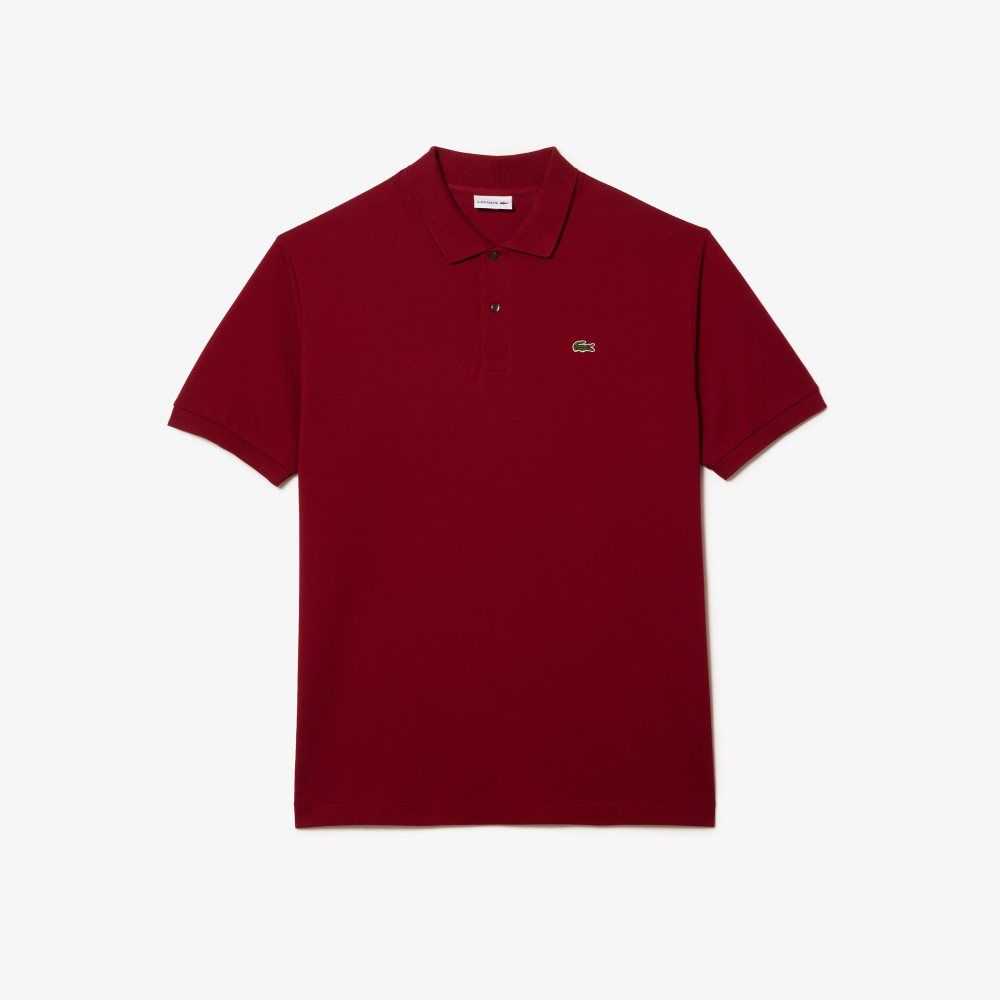 Lacoste Big Fit Algodon Petit Pique Burdeos | 1802-HRXVN