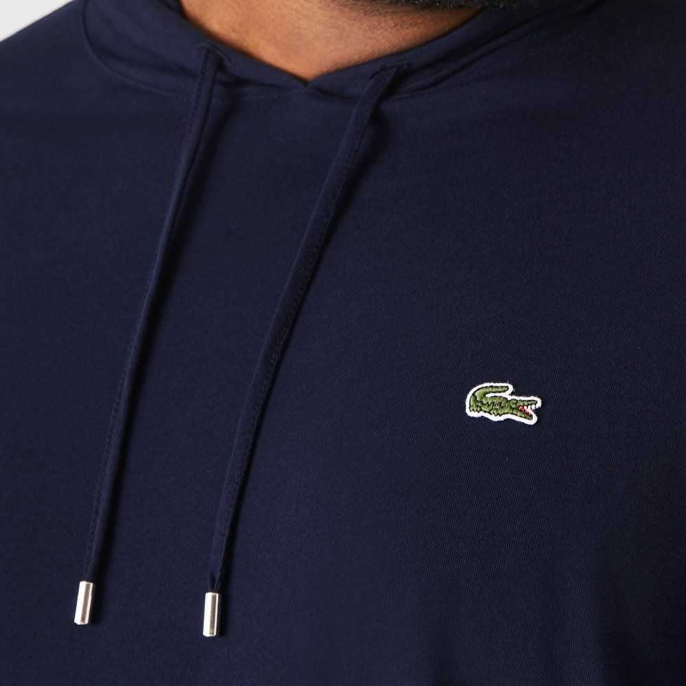 Lacoste Big Fit Encapuchado Azul Marino Azules | 3501-YFADJ