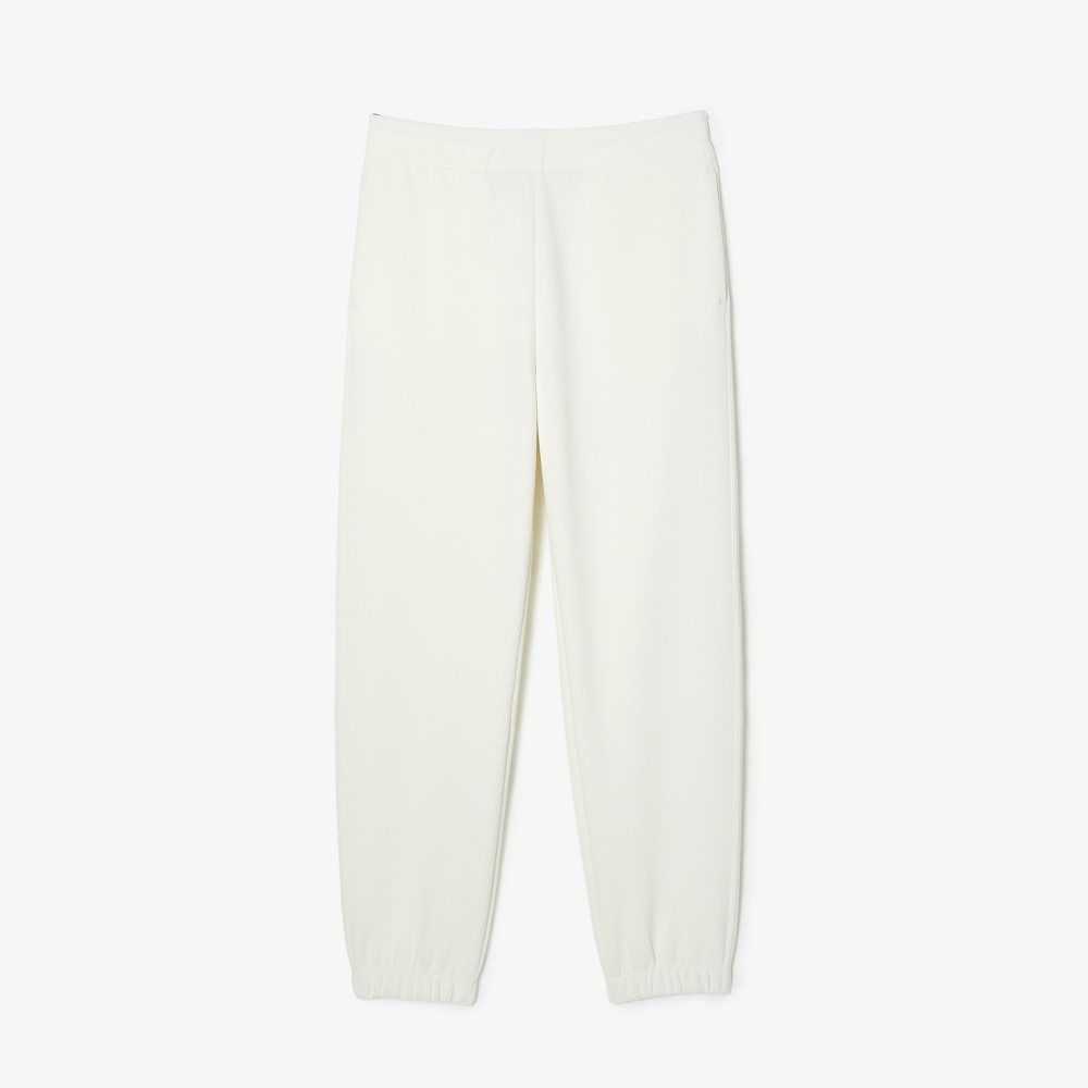 Lacoste Blended Algodon Joggers Blancas | 9470-GZMJT