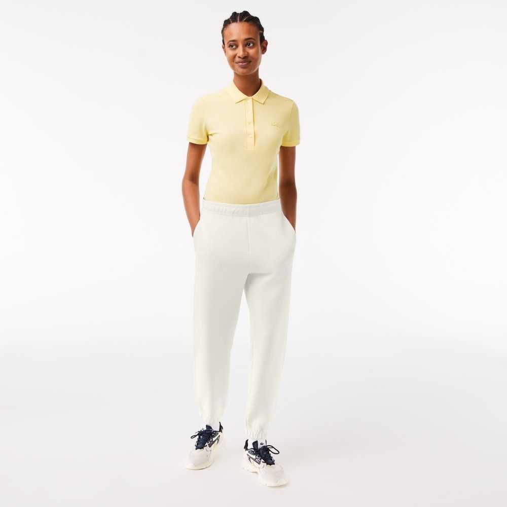 Lacoste Blended Algodon Joggers Blancas | 9470-GZMJT