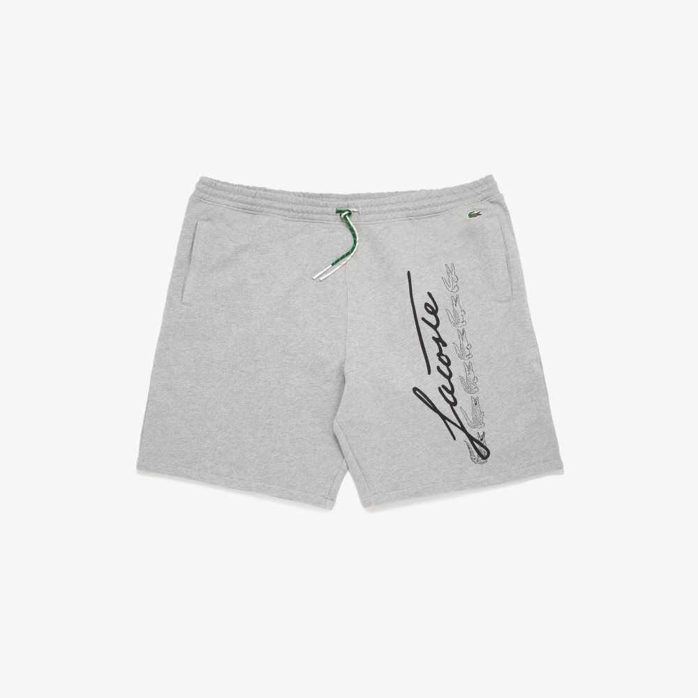 Lacoste Branded Algodon Gris | 0496-SNHTM