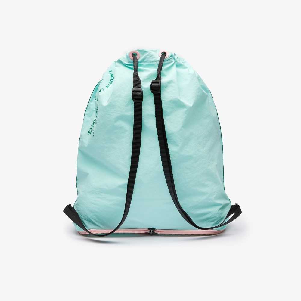 Lacoste Branded Band Foldable Nylon Backpack Multicolor | 4285-ERPXT