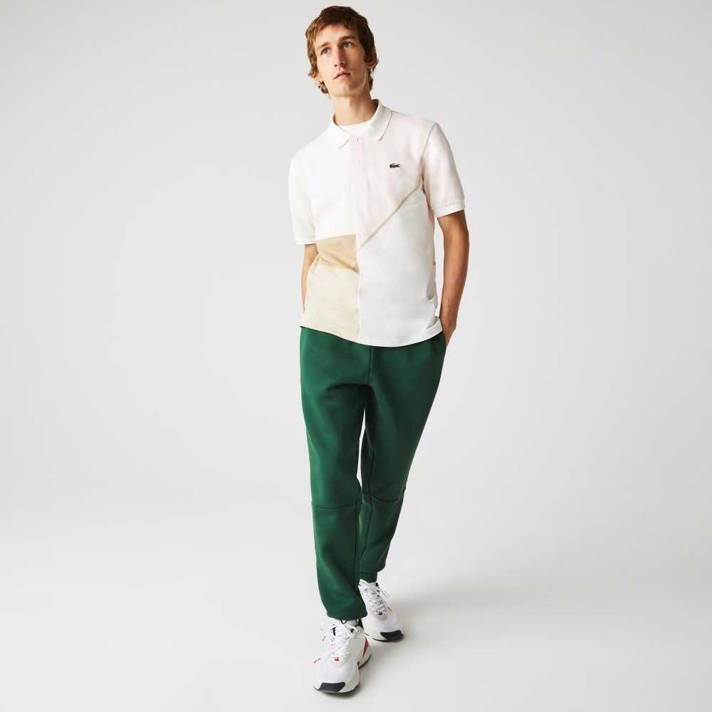 Lacoste Branded Bands Flaco Fleece Jogging Verde | 2197-NKHCU