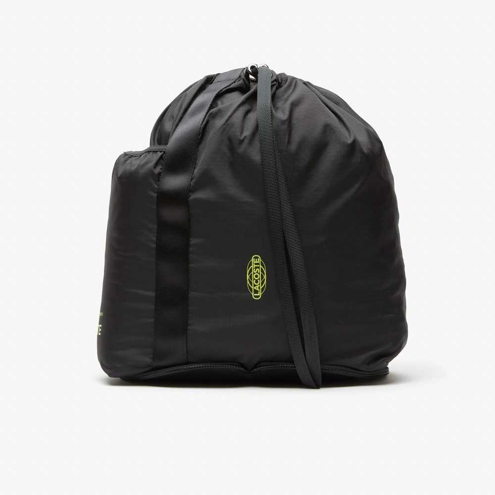 Lacoste Branded Foldable Backpack Verde Claro | 0192-TDOAG