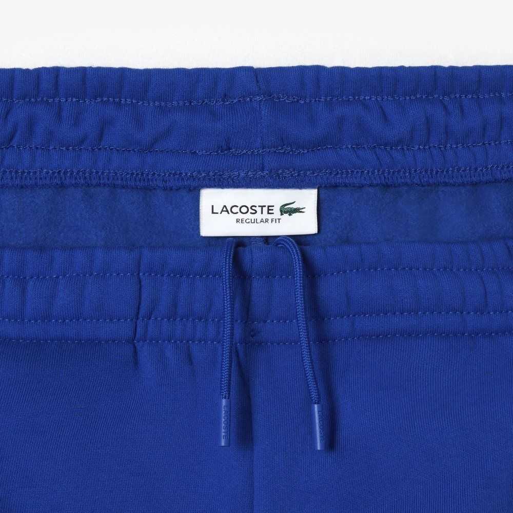 Lacoste Brushed Fleece Colorblock Azules Azul Marino Azules Blancas | 9750-YIOAT