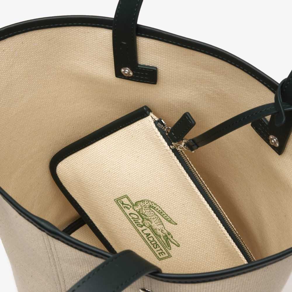 Lacoste Bucket with Removable Pouch Beige | 5046-FOUCH