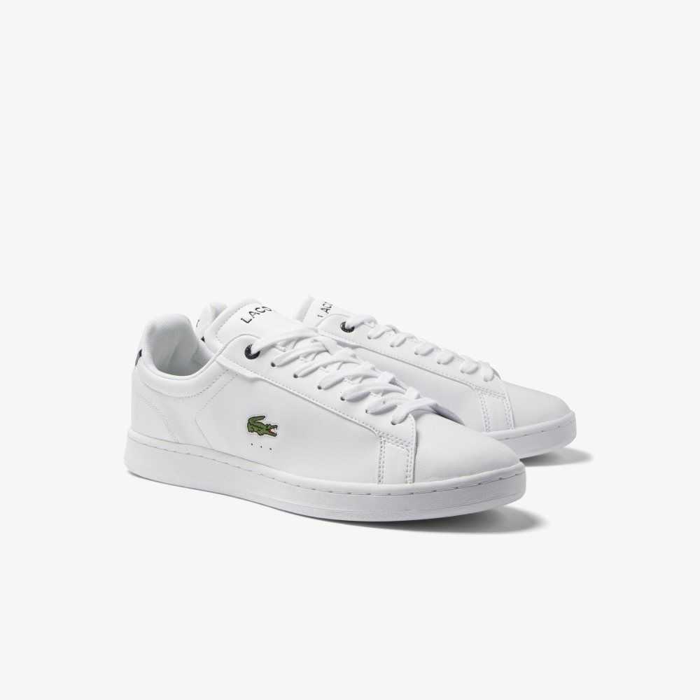 Lacoste Carnaby Pro BL Cuero Tonal Blancas Azul Marino | 4837-VXAJC