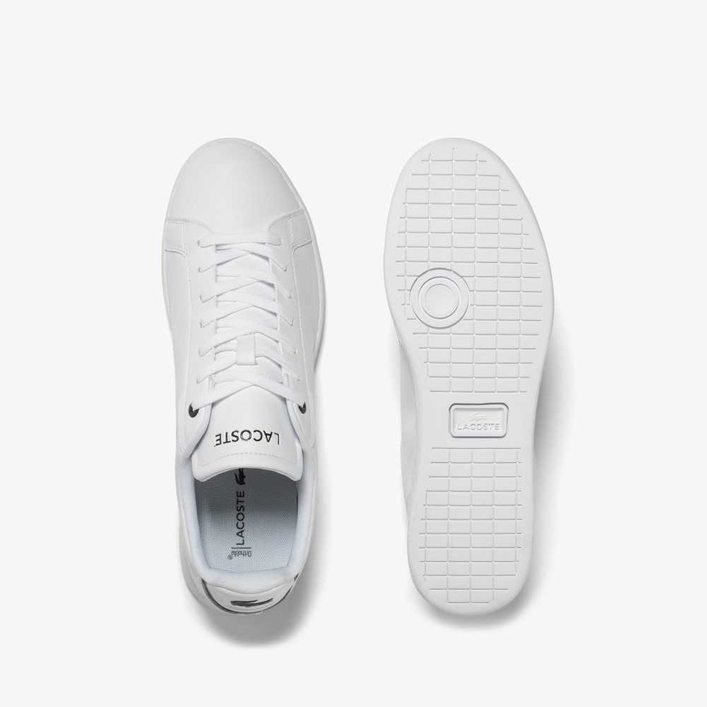 Lacoste Carnaby Pro BL Cuero Tonal Blancas Azul Marino | 4837-VXAJC