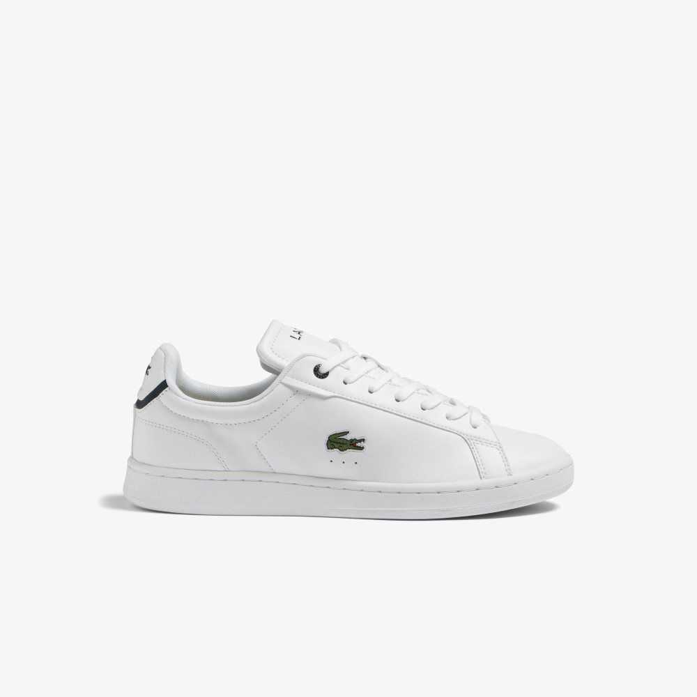 Lacoste Carnaby Pro BL Cuero Tonal Blancas Azul Marino | 4837-VXAJC