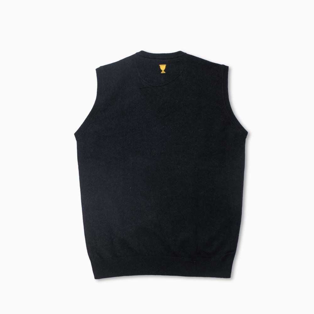 Lacoste Cashmere Vest Negras | 4061-KJDYO