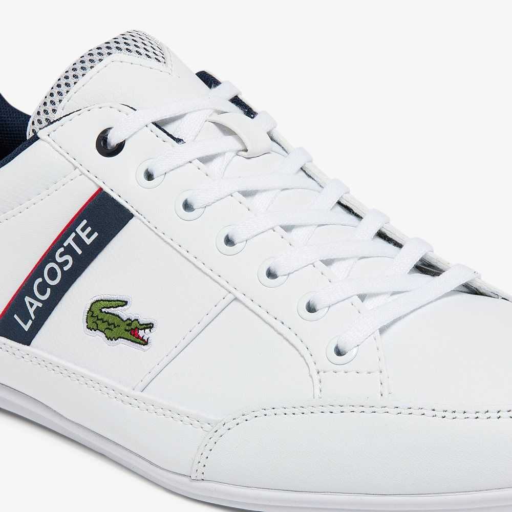 Lacoste Chaymon Blancas Azules Rojas | 6978-PZDTH