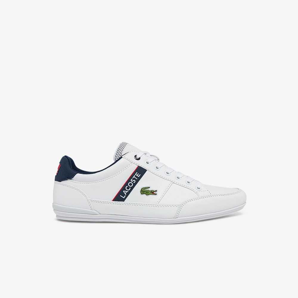 Lacoste Chaymon Blancas Azules Rojas | 6978-PZDTH