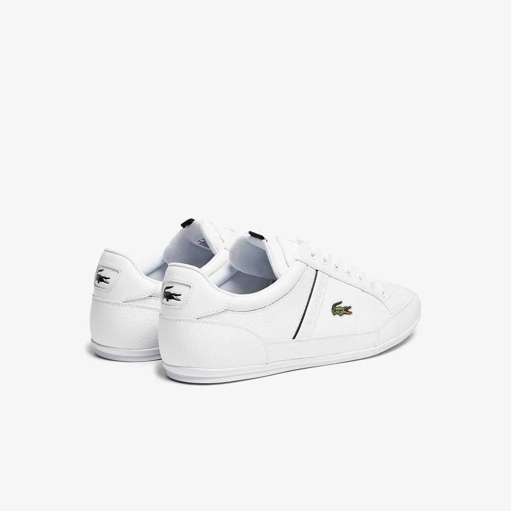 Lacoste Chaymon Cuero and Sintetico Blancas Azul Marino | 4872-EIXZW