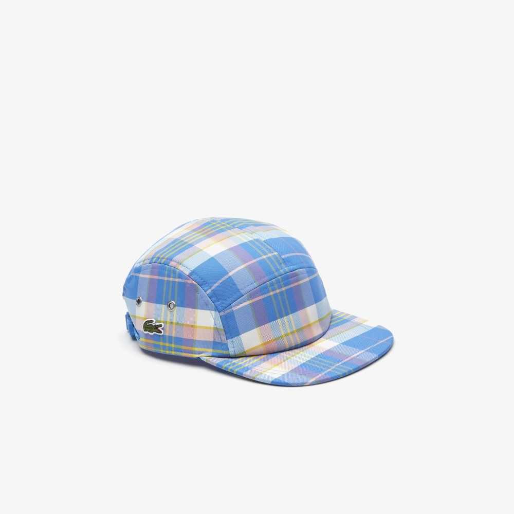 Lacoste Checkerboard Azules Blancas | 8613-TMLRC