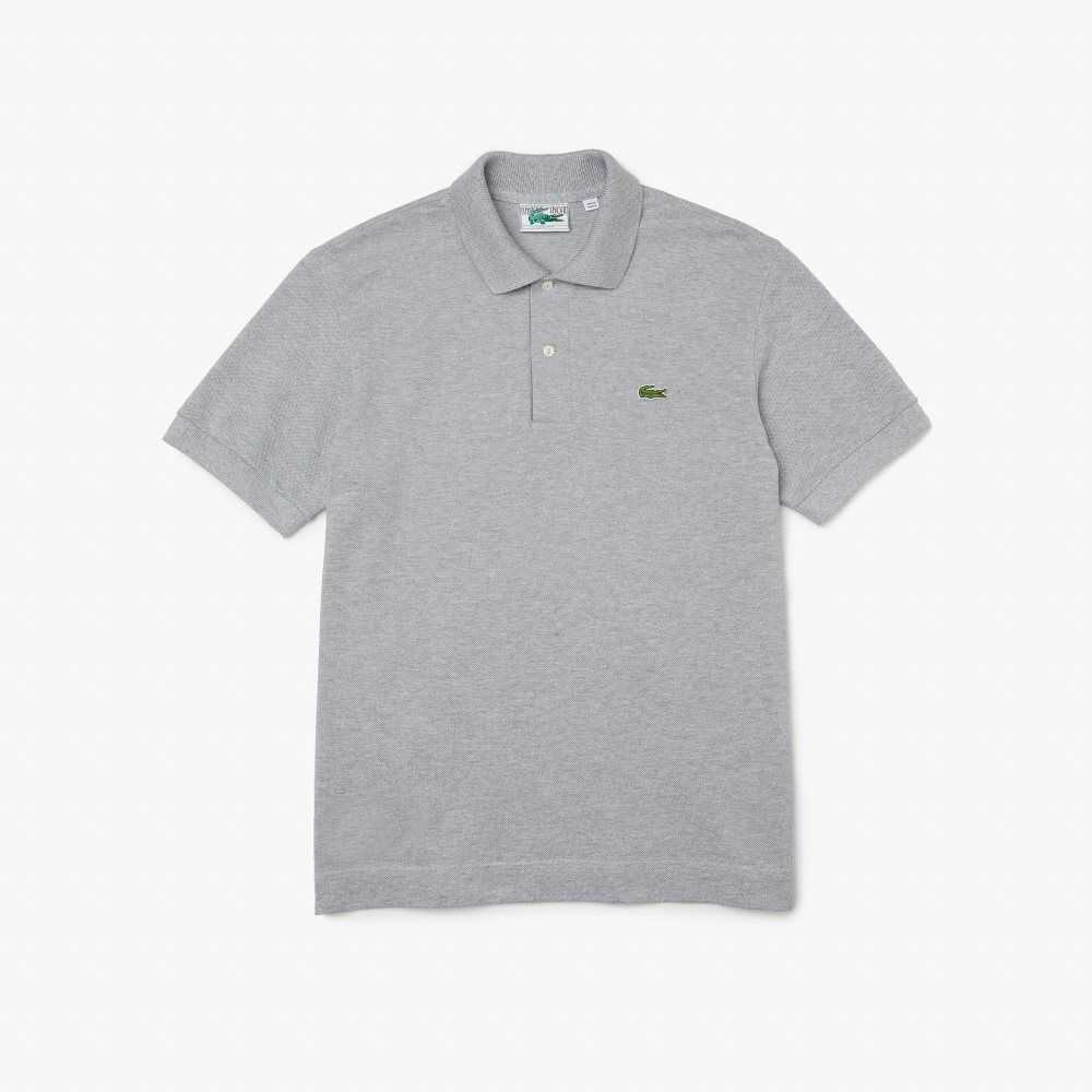 Lacoste Classic Fit Heavy Algodon Pique L.12.21 Gris | 1502-AGWCB