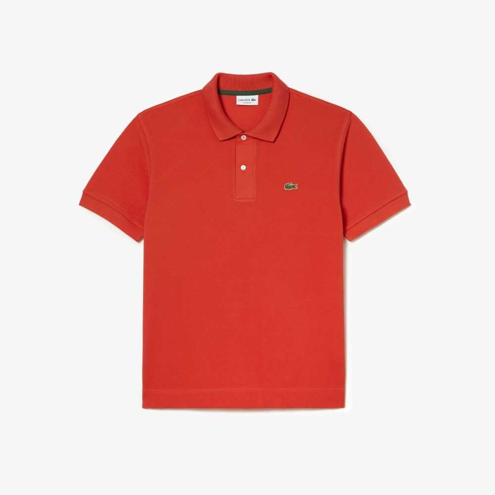 Lacoste Classic Fit Heavy Algodon Pique L.12.21 Naranjas | 3146-IZHAF