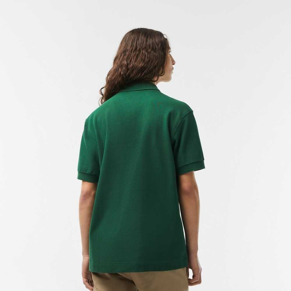 Lacoste Classic Fit Heavy Algodon Pique L.12.21 Verde | 3769-ZTVWP