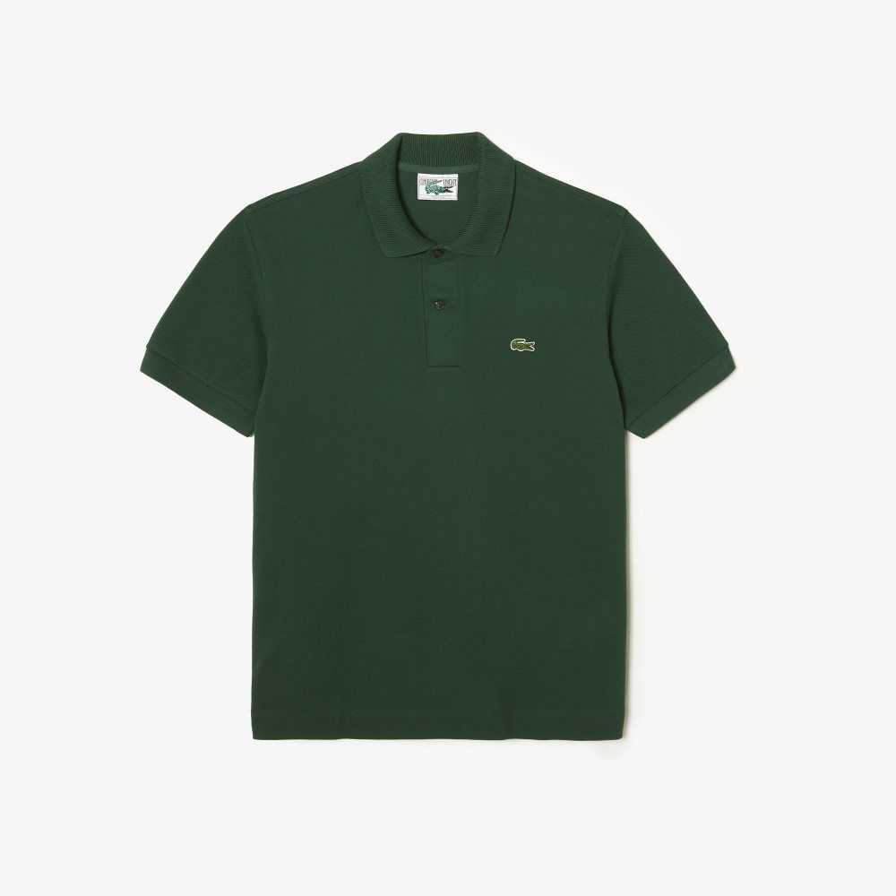 Lacoste Classic Fit Heavy Algodon Pique L.12.21 Verde | 3769-ZTVWP