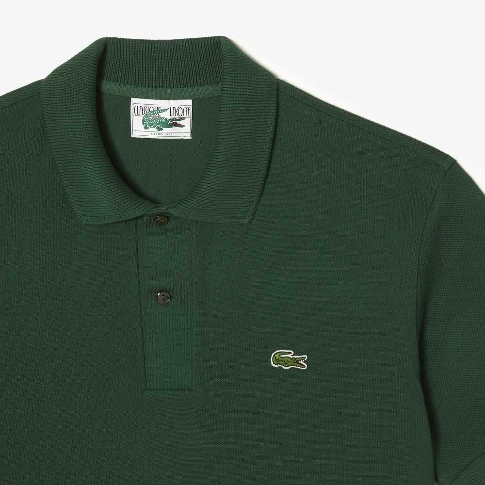 Lacoste Classic Fit Heavy Algodon Pique L.12.21 Verde | 3769-ZTVWP