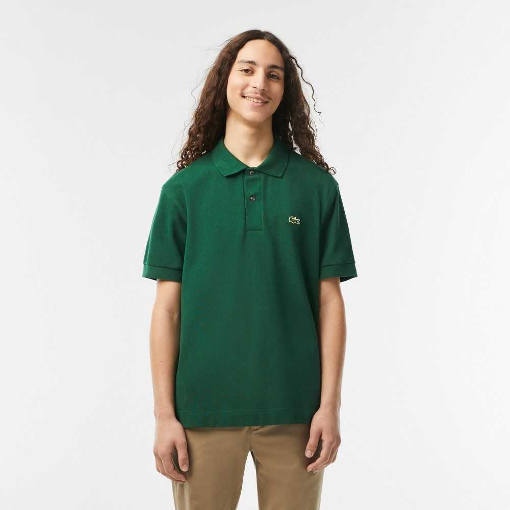 Lacoste Classic Fit Heavy Algodon Pique L.12.21 Verde | 3769-ZTVWP