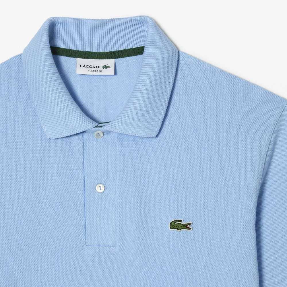 Lacoste Classic Fit Heavy Algodon Pique L.12.21 Azules | 3804-GWIKT