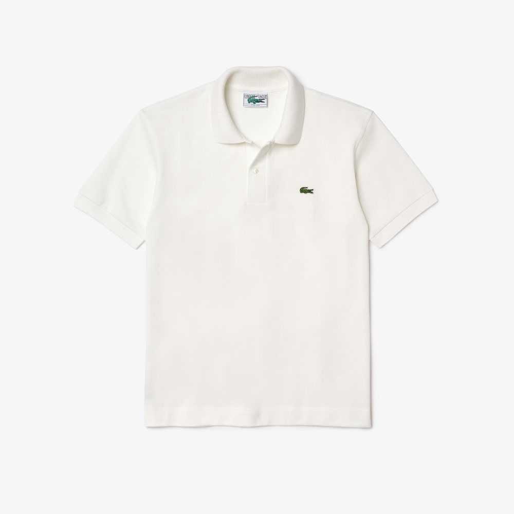 Lacoste Classic Fit Heavy Algodon Pique L.12.21 Blancas | 7318-SUWVG