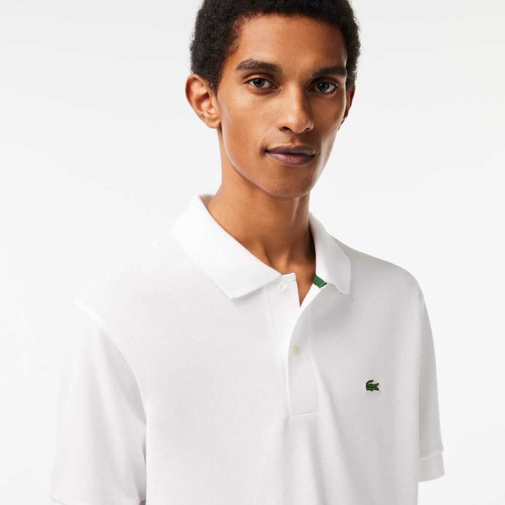 Lacoste Classic Fit Heavy Algodon Pique L.12.21 Blancas | 7462-SYZJT