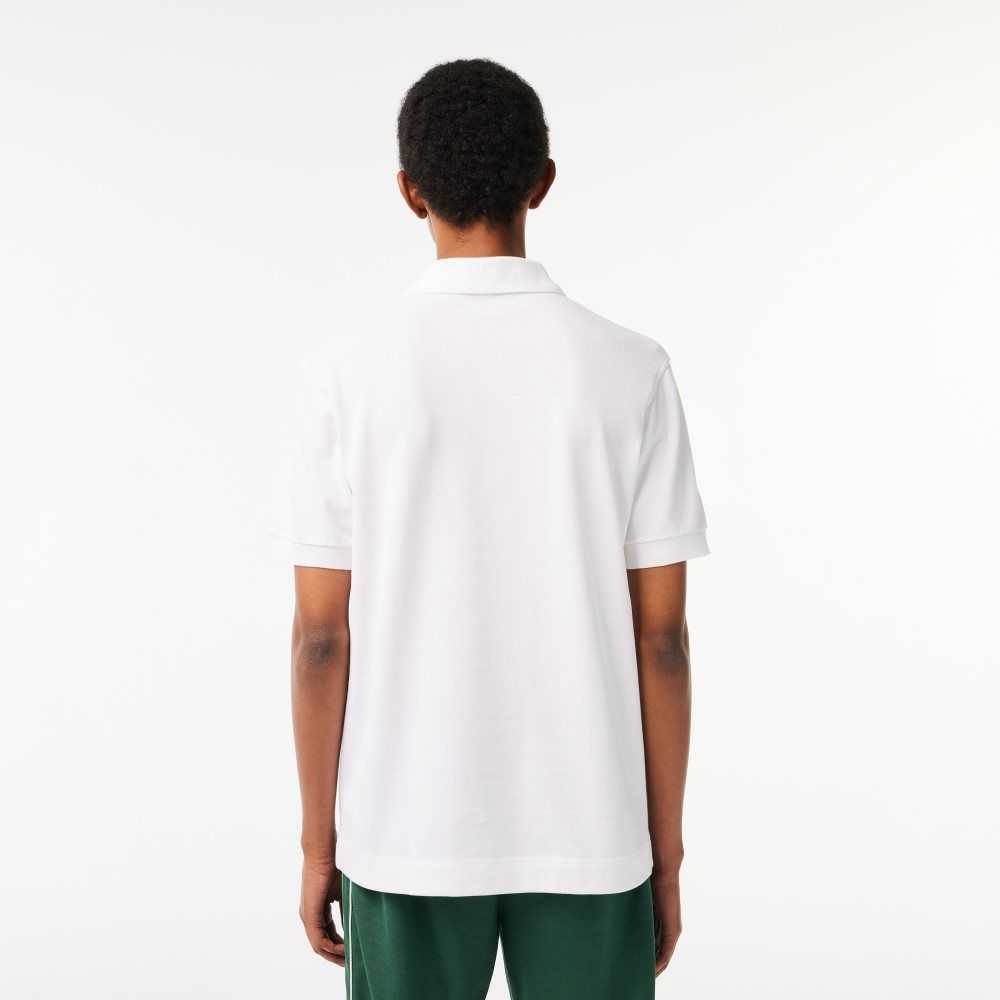 Lacoste Classic Fit Heavy Algodon Pique L.12.21 Blancas | 7462-SYZJT