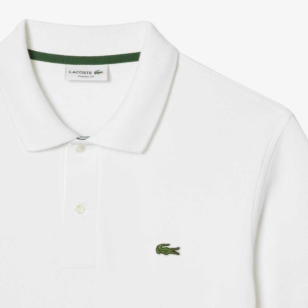 Lacoste Classic Fit Heavy Algodon Pique L.12.21 Blancas | 7462-SYZJT