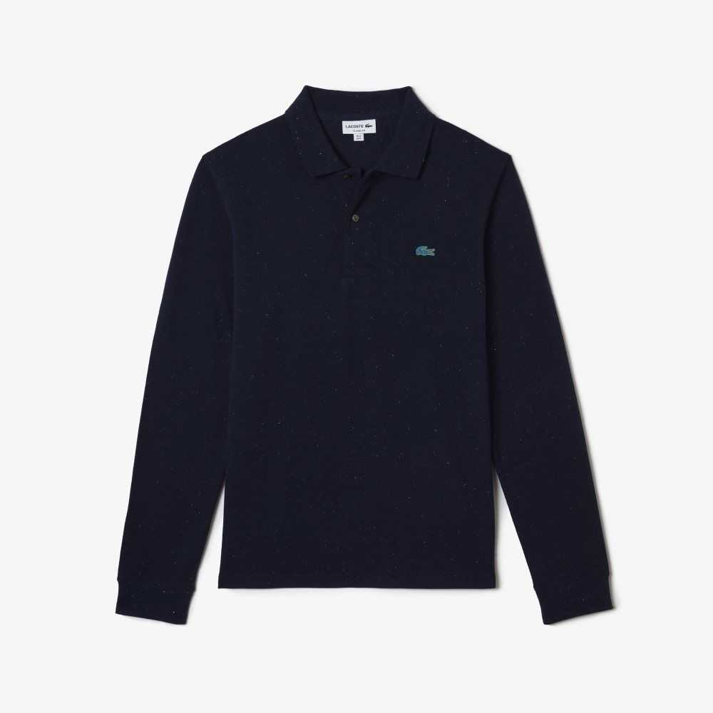 Lacoste Classic Fit Speckled Print Azul Marino Azules | 3295-MXQAD