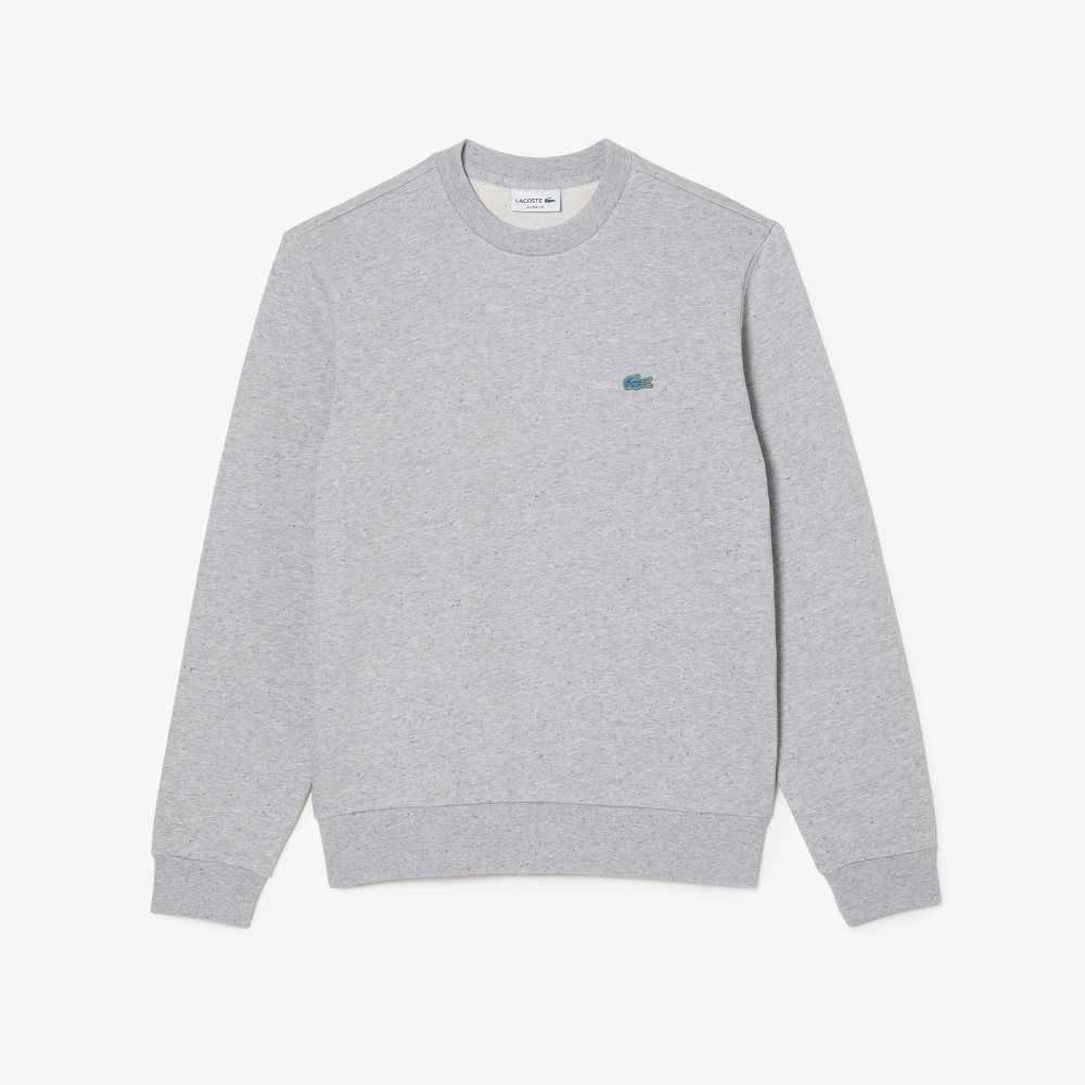 Lacoste Classic Fit Speckled Print Fleece Gris | 8517-UTQGN