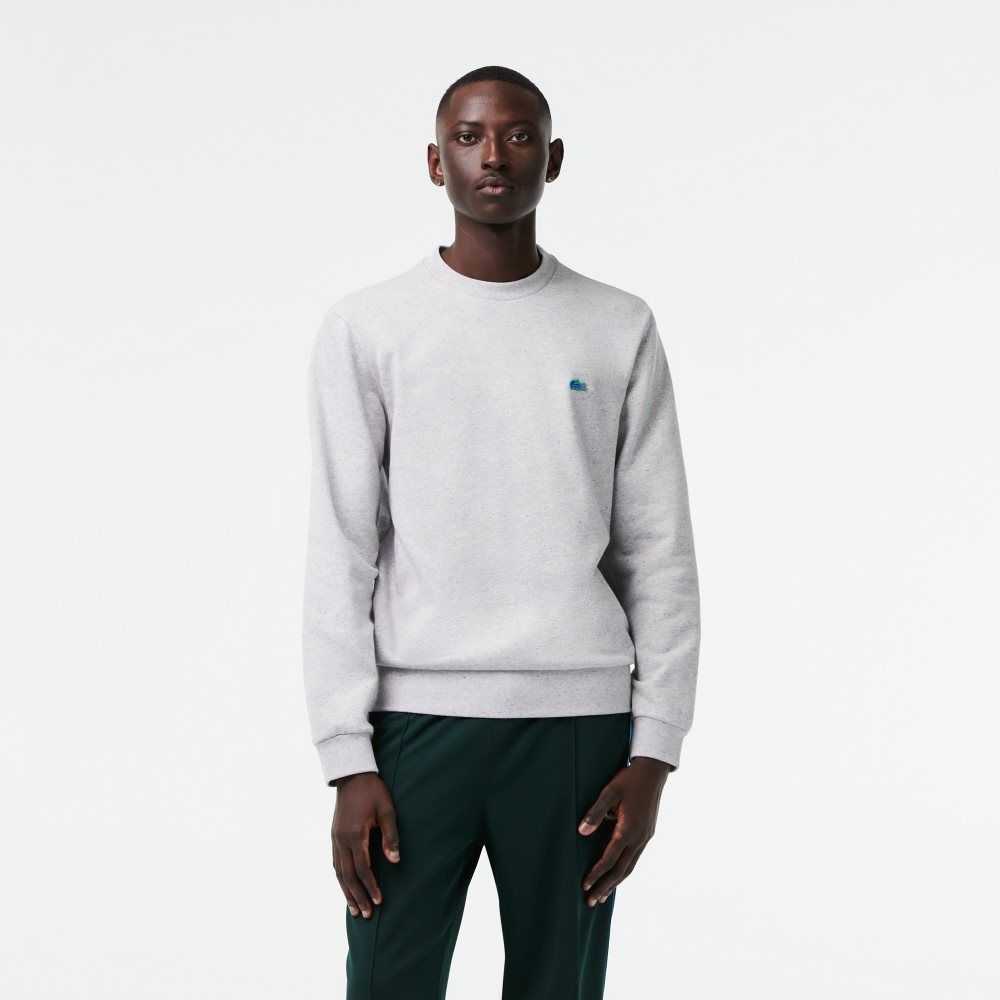 Lacoste Classic Fit Speckled Print Fleece Gris | 8517-UTQGN