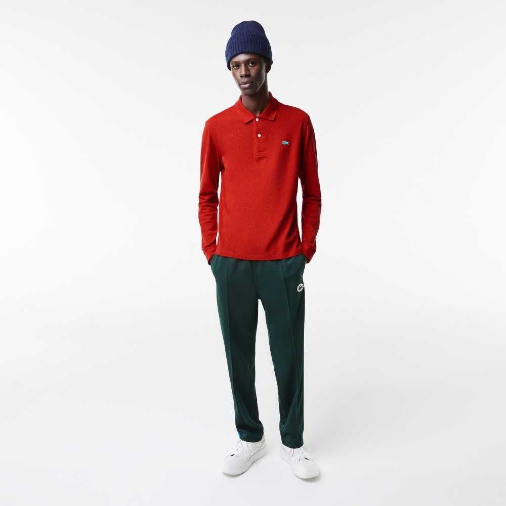 Lacoste Classic Fit Speckled Print Rojas | 5874-WOQBJ