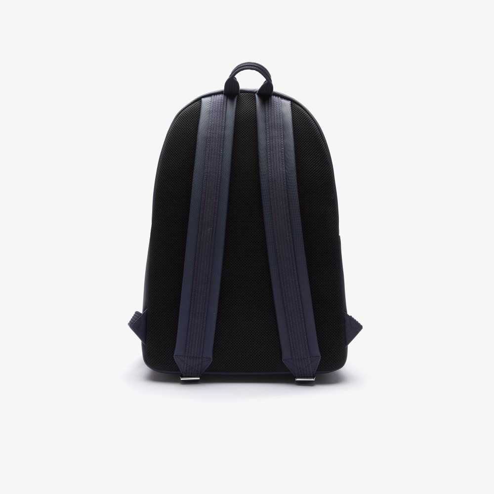 Lacoste Classic Petit Pique Backpack Azul Marino | 2853-VJFDC