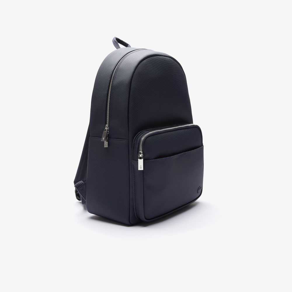 Lacoste Classic Petit Pique Backpack Azul Marino | 2853-VJFDC