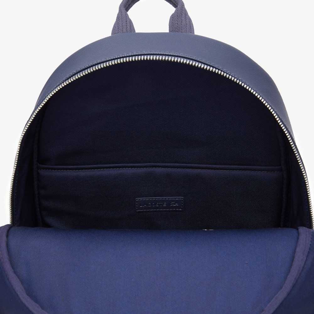 Lacoste Classic Petit Pique Backpack Azul Marino | 2853-VJFDC