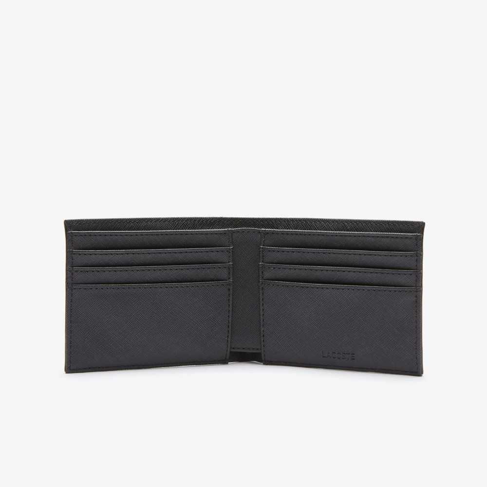 Lacoste Classic Petit Pique Six Card Wallet Negras | 3108-NAHFK