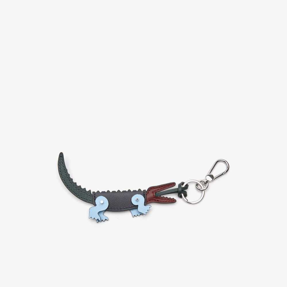 Lacoste Color-Block Crocodile Key Ring Multicolor | 9350-JLKEP