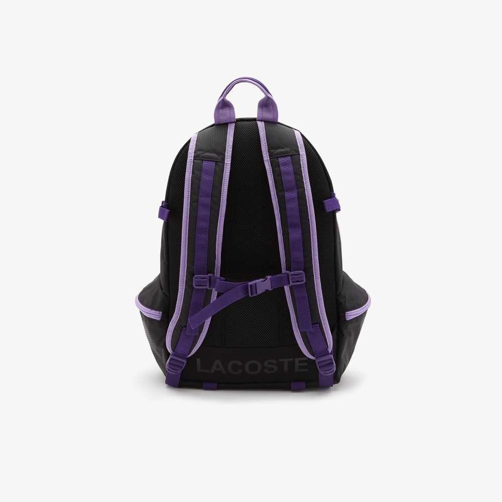 Lacoste Color-Block Zip Pocket Backpack Multicolor | 1076-TNDJS