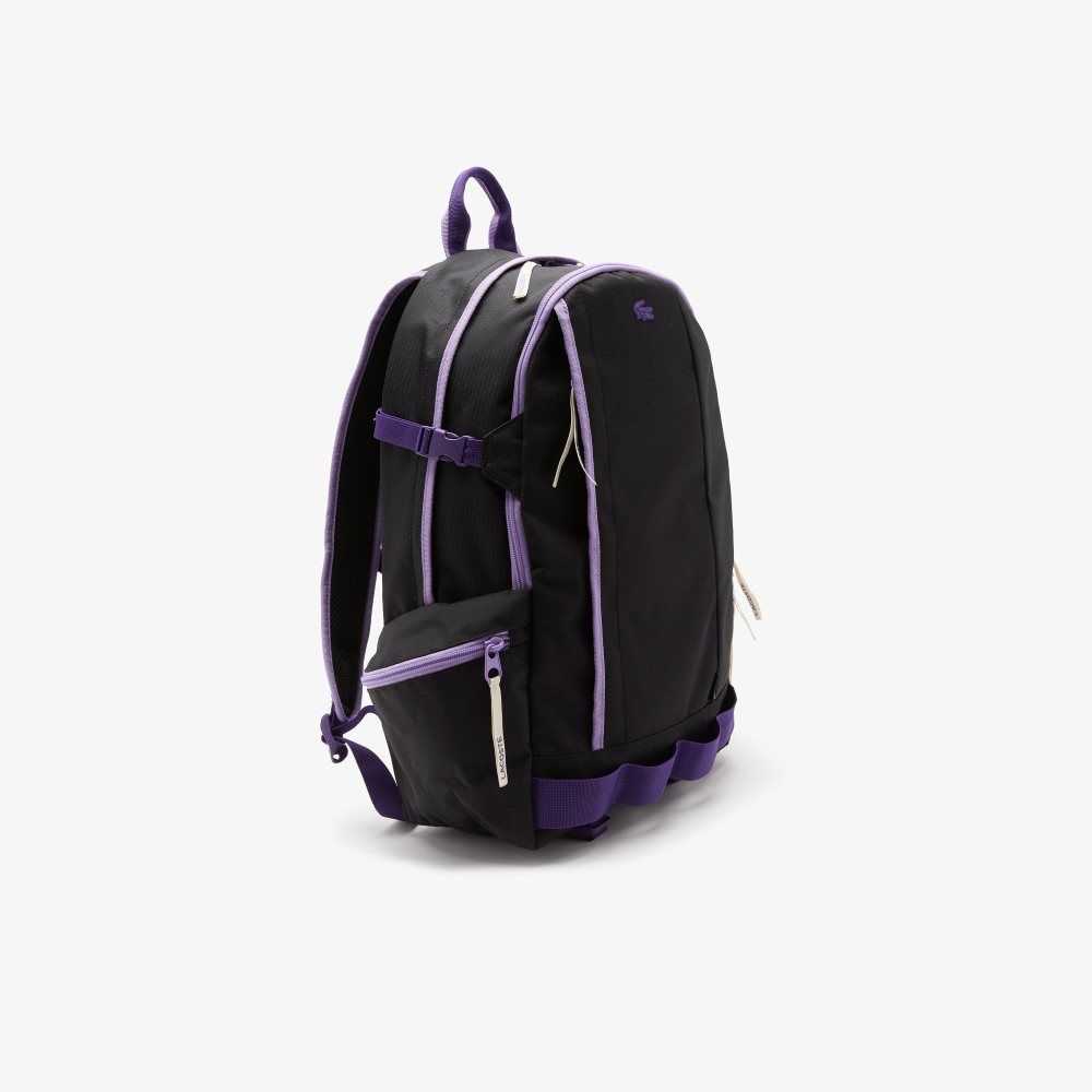 Lacoste Color-Block Zip Pocket Backpack Multicolor | 1076-TNDJS