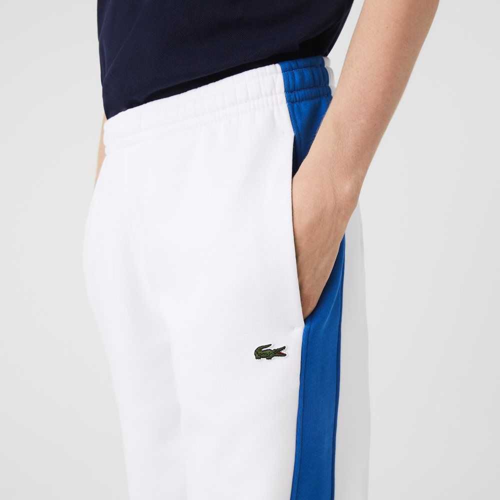 Lacoste Contrast Bands Blancas Azules | 2695-WTISV