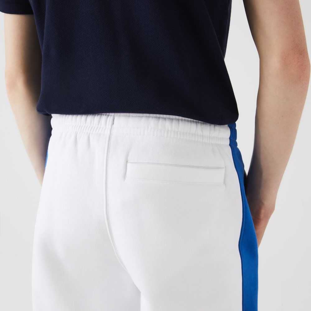 Lacoste Contrast Bands Blancas Azules | 2695-WTISV