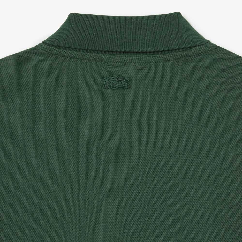 Lacoste Contrast Placket And Crocodile Badge Verde | 0257-EHGAL