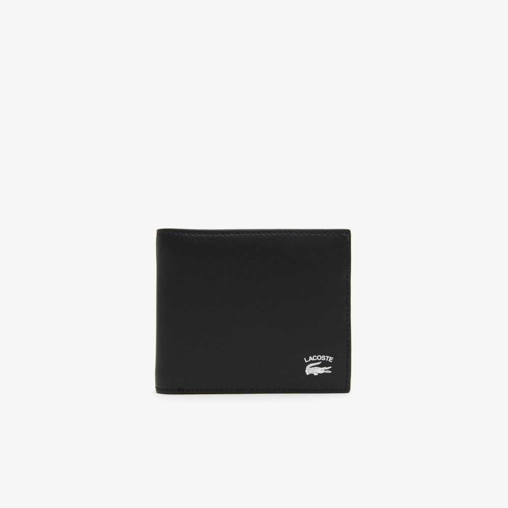 Lacoste Contrast Print Wallet Negras | 0427-FYRZL