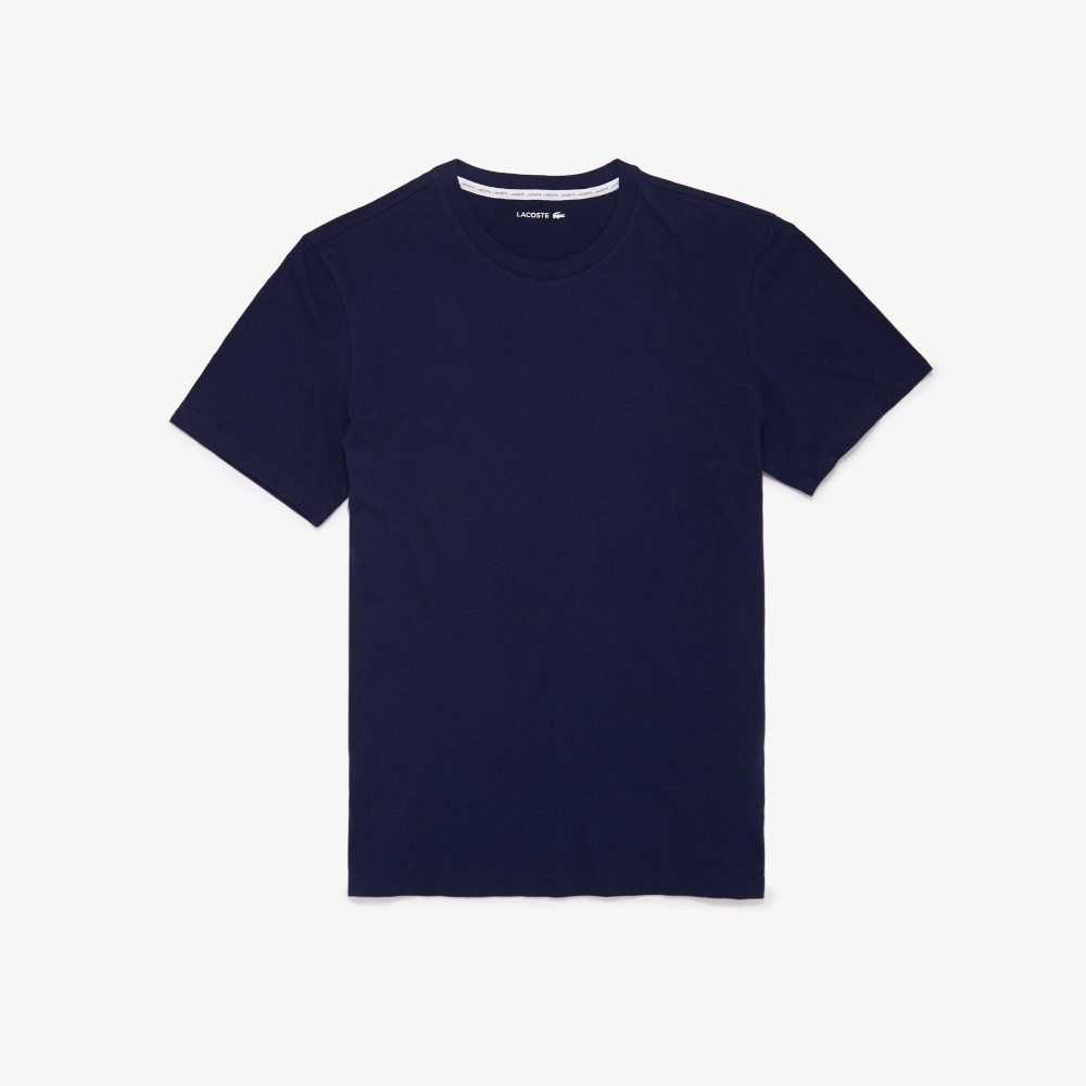 Lacoste Corta Sleeve Lounge Azul Marino Azules | 0935-PQOXR