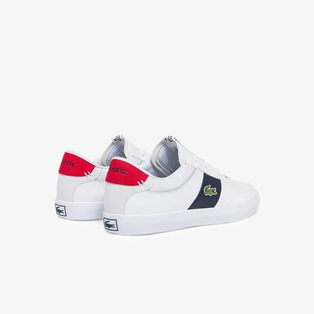 Lacoste Court-Master Cuero and Blancas Azules Rojas | 4653-XIOUR