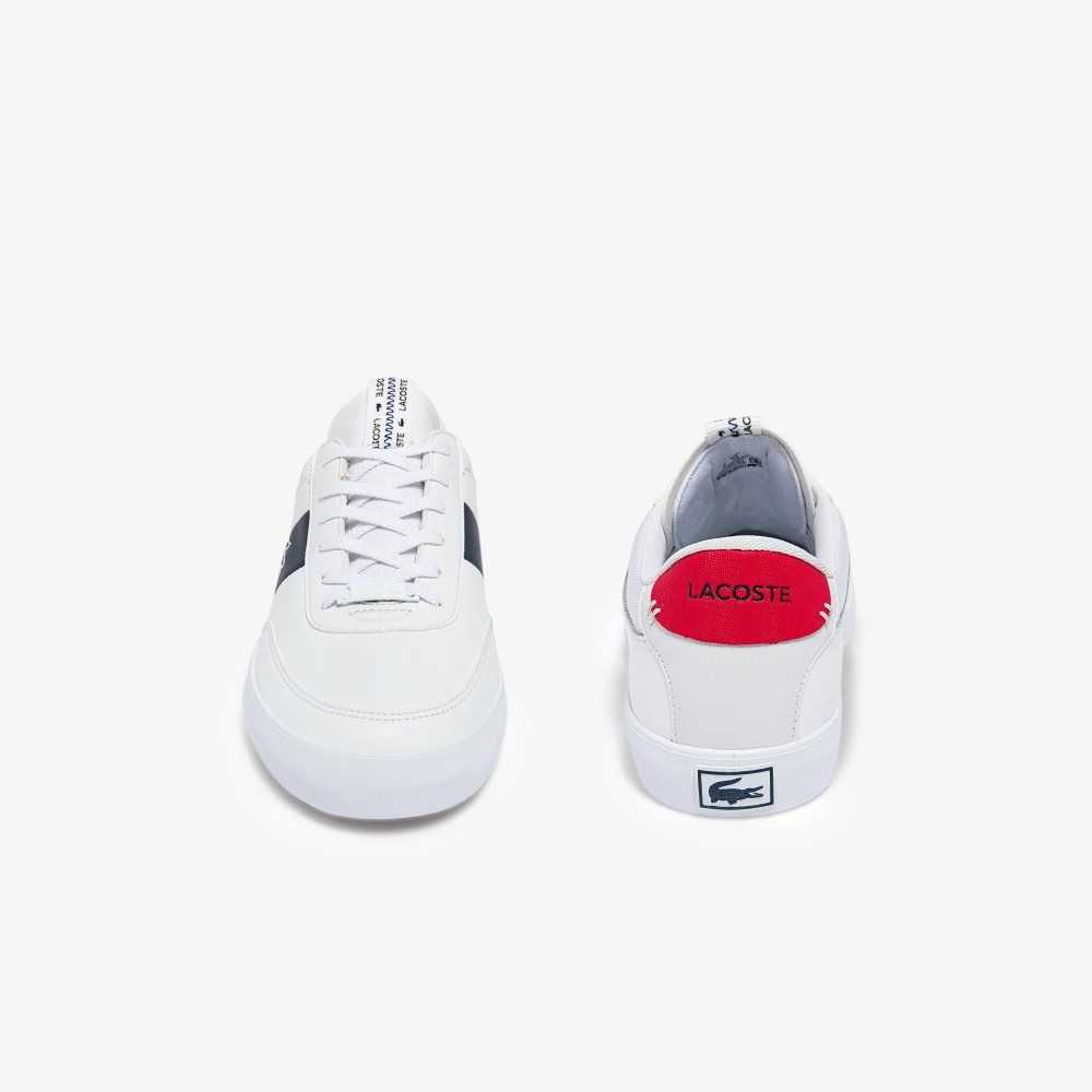 Lacoste Court-Master Cuero and Blancas Azules Rojas | 4653-XIOUR