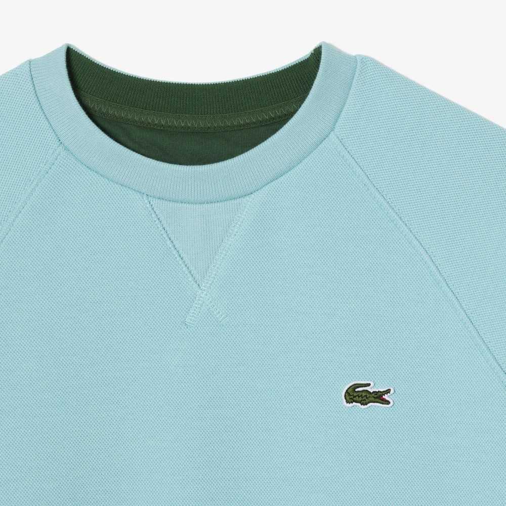 Lacoste Crew Neck Algodon Blend Verde Menta | 0452-URGZS