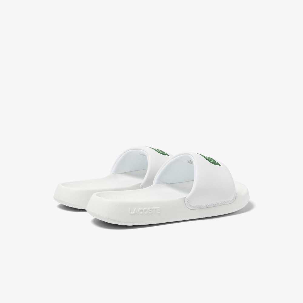 Lacoste Croco 1.0 Blancas Verde | 9725-BSEAX