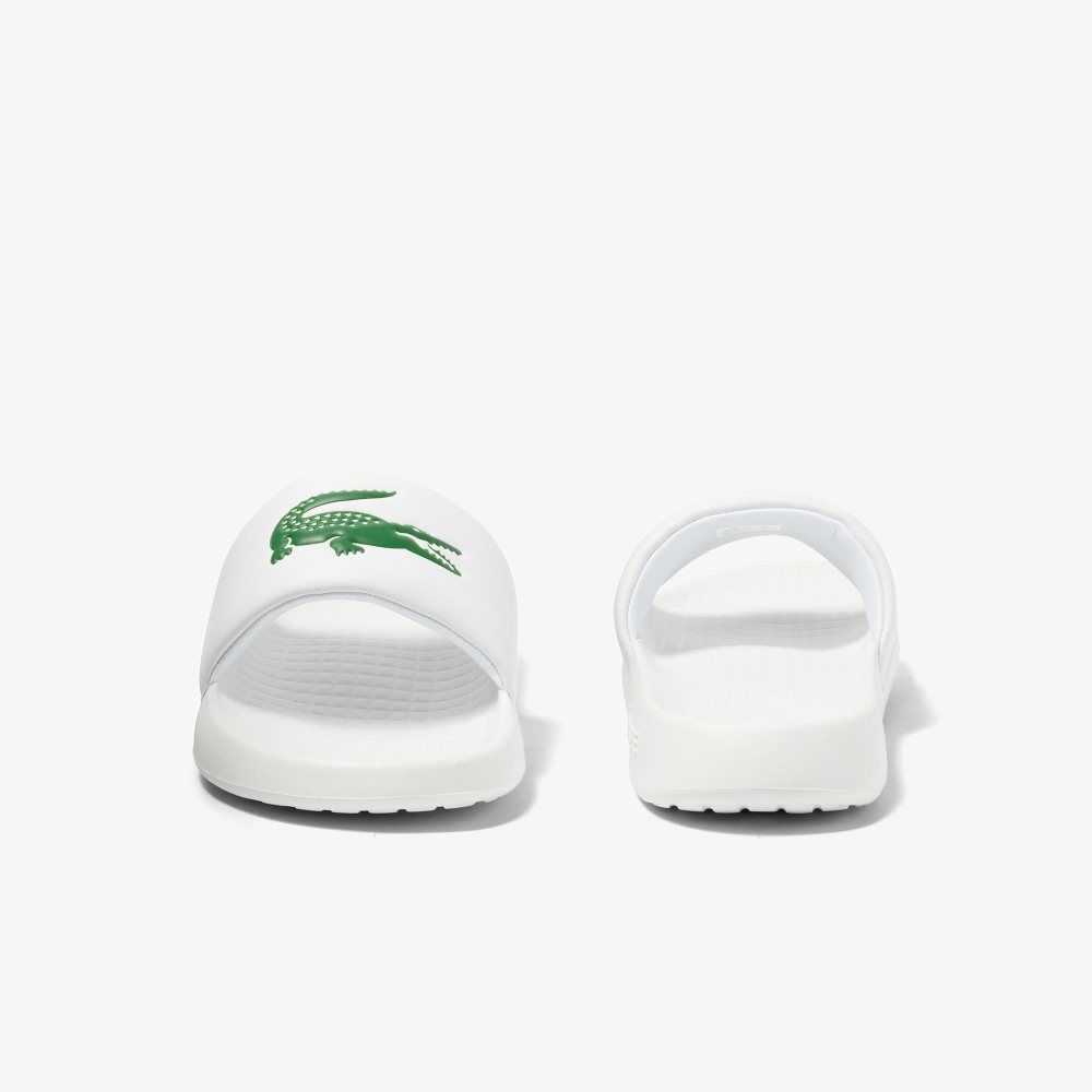 Lacoste Croco 1.0 Blancas Verde | 9725-BSEAX